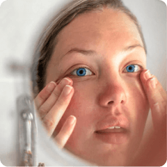 Eyes appearing larger